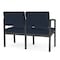Lesro Lenox 2 Seat Tandem Seating W/ No Center Arm, 43.5 in W 24.5 in L 32 in H LS2101 - alternate 2